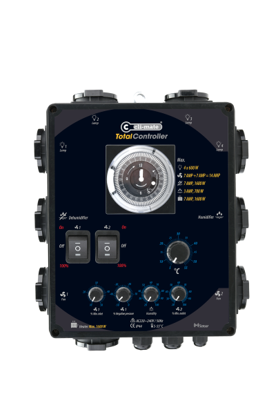 Total Controller 4 x 600W Lights - 7+7A Fans (2)